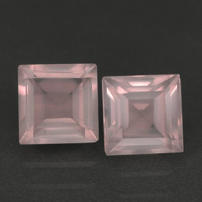 1.24 ct total Natural Light Pink Rose Quartz