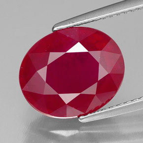 6.88 ct Natural Pink Red Ruby