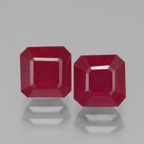 3.5 ct total Natural Pink Red Ruby