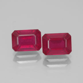 3.06 ct total Natural Pink Red Ruby