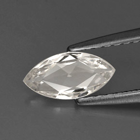 0.57 ct Natural White Sapphire