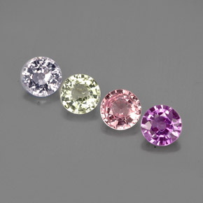 2.19 ct total Natural Multicolor Sapphire