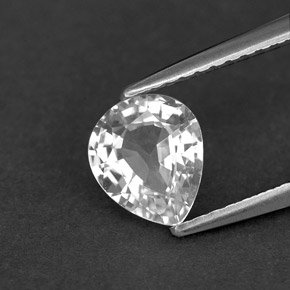1 ct Natural White Sapphire