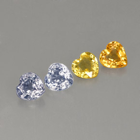 1.12 ct total Natural Multicolor Sapphire