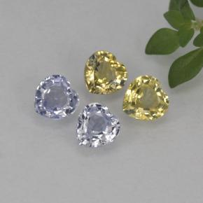 1.2 ct total Natural Multicolor Sapphire