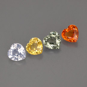 1.34 ct total Natural Multicolor Sapphire
