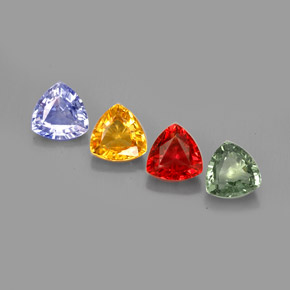 3.09 ct total Natural Multicolor Sapphire