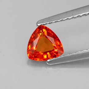 0.65 ct Natural Mandarin Orange Sapphire