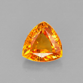 0.88 ct Natural Yellow Orange Sapphire