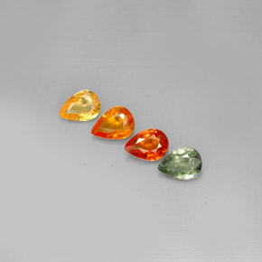 3.01 ct total Natural Multicolor Sapphire