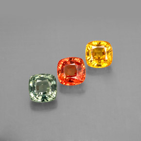 2.07 ct total Natural Multicolor Sapphire