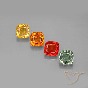 2.54 ct total Natural Multicolor Sapphire