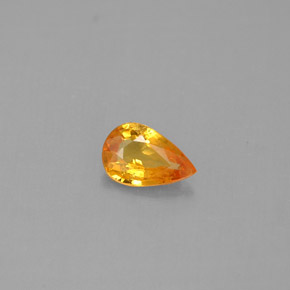 0.43 ct Natural Yellow Orange Sapphire