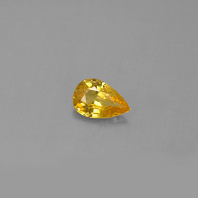 0.44 ct Natural Yellow Golden Sapphire