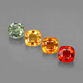 2.47 ct total Natural Multicolor Sapphire