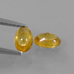1.16 ct total Natural Yellow Golden Sapphire