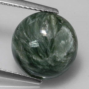 4.1 ct Natural Green Seraphinite