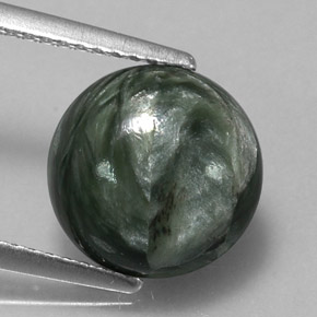 3.36 ct Natural Green Seraphinite