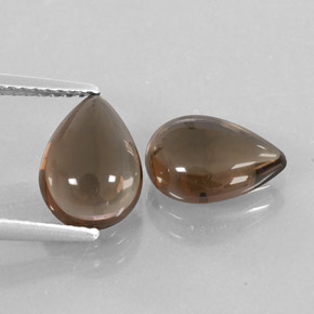 3.74 ct total Natural Smoky Brown Smoky Quartz