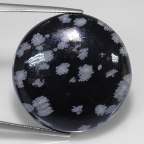 26.06 ct Natural Snowflake Snowflake Obsidian