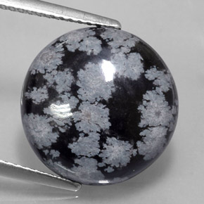 7.31 ct Natural Snowflake Snowflake Obsidian