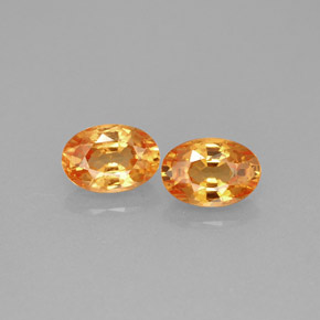 1.52 ct total Natural Orange Spessartite Garnet