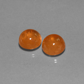 5.21 ct total Natural Mandarin Orange Spessartite Garnet