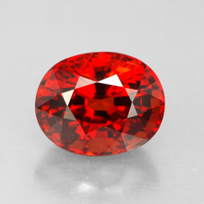 3.18 ct Natural Orange Red Spessartite Garnet