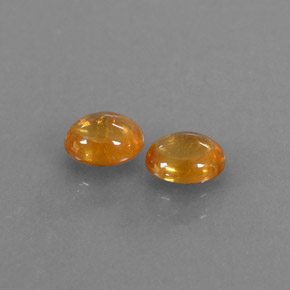 1.09 ct total Natural Mandarin Orange Spessartite Garnet