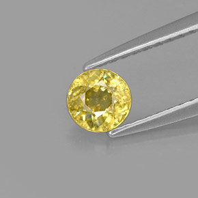 0.47 ct Natural Yellow Golden Sphene