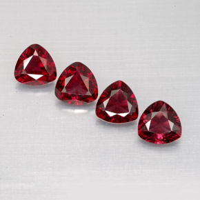 1.98 ct total Natural Deep Red Spinel