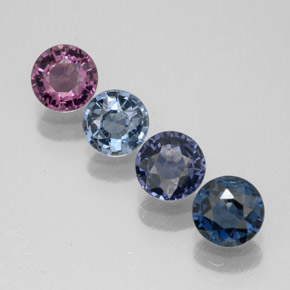 1.88 ct total Natural Multicolor Spinel