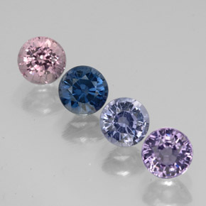 1.74 ct total Natural Multicolor Spinel