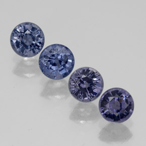 1.41 ct total Natural Violet Blue Spinel