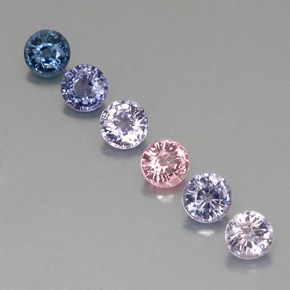 2.71 ct total Natural Multicolor Spinel