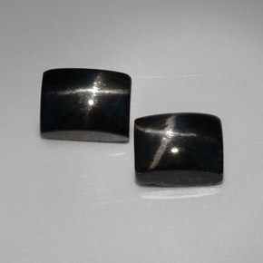 5.2 ct total Natural Black Star Diopside