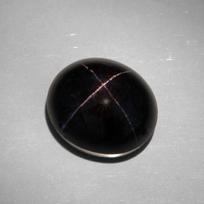 35.68 ct Natural Reddish Black Star Garnet