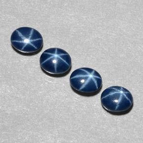 2.64 ct total Natural Blue Star Sapphire