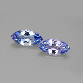 2.04 ct total Natural Violet Blue Tanzanite