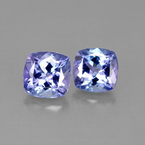 2.26 ct total Natural Violet Blue Tanzanite