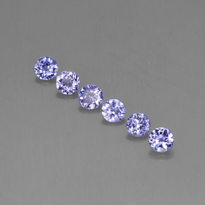 1.46 ct total Natural Bluish Violet Tanzanite