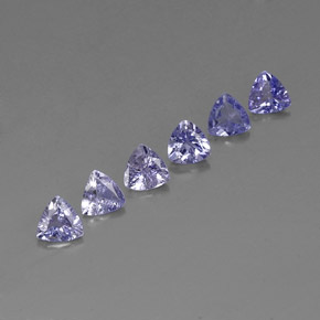 1.83 ct total Natural Violet Blue Tanzanite