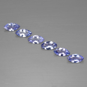 1.82 ct total Natural Violet Blue Tanzanite
