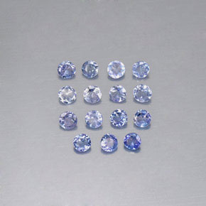1.24 ct total Natural Violet Blue Tanzanite