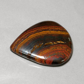 37.44 ct Natural Multicolor Tiger's Eye Matrix
