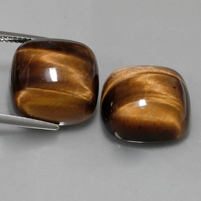 27.54 ct total Natural Gold Brown Tiger's Eye