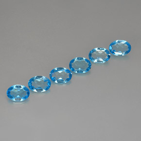4.31 ct total Natural Swiss Blue Topaz