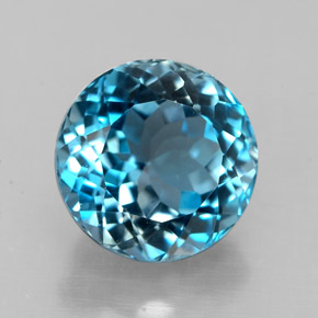 3.1 ct Natural London Blue Topaz