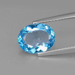 2.66 ct Natural Swiss Blue Topaz