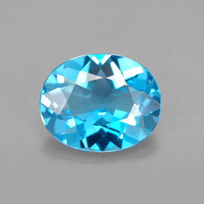 3.38 ct Natural Swiss Blue Topaz